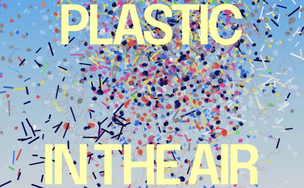 Plastic in the air